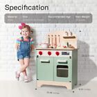 Kids   Toddlers Kitchen Playset  Wooden Pretend Play Kitchen Set Toy Gift For   