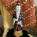 Rare Chinese Famille Rose Lady 19    Very Nice Stunning Bright Colors And Detail