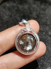Kenya Sericho Pallasite Iron Meteorite Pendant Necklace