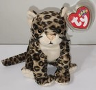 Nmt  Ty Beanie Baby - Sneaky The Leopard 5 5  Mwnmt Plush Stuffed Animal Toy