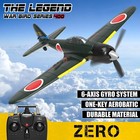 Eachine A6m Zero Rc Warbird 2 4g 400mm Wingspan Rtf With 2 Batteries Au Stock