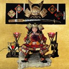 Samurai Warrior General Doll Set W  Kabuto Sword Display Japanese Gogatsu Ningyo