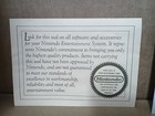 Nintendo Nes Deluxe Set Rob The Robot Seal Of Approval Card Insert Lens   Poster