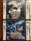 Pokemon White   Black Nintendo Ds  Replacement   4  Cases Only No Games - Bundle