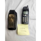 Vintage Nokia Bellsouth Cell Phone With Leather Case Untested For Parts