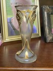 Big Sale Art Nouveau Enamel Art Frosted Glass 4 5 Mont Joye Legrass 