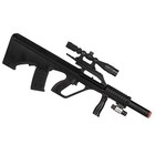 Ukarms P2300 Aug Spring Power Airsoft Rifle W  Laser And Scope - Black