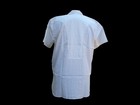 Vintage Italian Military Issue White Dress  Shirt Men s Uniform Short Sleeve New