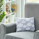 Toddler Pillow With Removable Cover Cloud Print Soft Baby Nursery Pillow