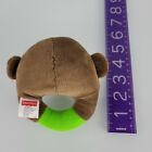 Fisher Price Brown Green Plush Monkey Snugamonkey Round Ring Baby Rattle 5 