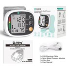 Led Blood Pressure Monitor Wrist Rechargeable Voice Broadcast Heart Rate Monitor
