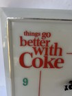 Vintage 1960s Things Go Better With Coke Coca-cola Hanover Wall Clock 17   x17   