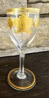 Astor Hotel New York City Ny Original 4 5  Gold Leaf Cordial Glass