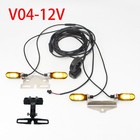 Electric Bike 12v  36v-72v Front Rear Turn Signal Light Kit Waterproof W bracket