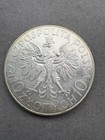 1933 Poland 10 Zlotych   romuald Traugutt  Commemorative Silver World Coin 