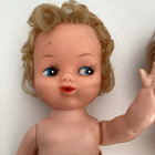 Vintage 1970s Lot Of 5 Plastic 8 - 9 In Baby Dolls Hong Kong
