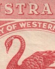 Australia - 1  d Carmine Cent  W a  Block Of 4 Mh W  Acsc Variety   ref  459 