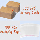 Earring Cards  100 Pcs Earring Display Holder Cards For Selling With Packaging B