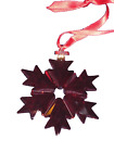 Swarovski Annual Edition  ruby Snowflake  Christmas Ornament 2018 - 5460487 New