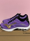 Mizuno Volleyball Shoes Wave Lightning Vm37 Original Design Low Cut Purple Us9