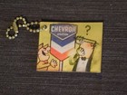 Vintage Oil Chevron Gasoline Gas Station Calso Flicker Key Chain Holder
