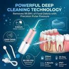 Electric Water Flosser  Portable Oral Irrigator  Usb Rechargeable  4 Jet Tips