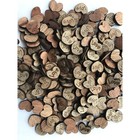 200 Pcs Rustic Wooden Love Heart Wedding Table Scatter Decorations For Diy