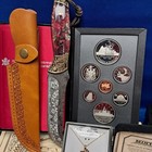 Junk Drawer Estate Sale Coin Lot Canadian Proof Set Watch Red Seal  2 Bill