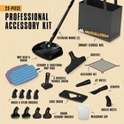 Mcculloch Mc1385 Deluxe Canister Steam Cleaner With 23 Accessories  Chemical-fre