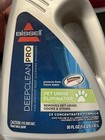 Bissell Deepclean Pro Cleaner Pet Odors   Stains Carpet 50 Fl Oz Full Bottle