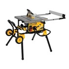 Dewalt Dwe7491rs 15 Amp Corded 10 In  Job Site Table Saw With Rolling Stand