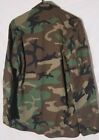 Men s Medium Woodland Camouflage Button Down Military Field Jacket New With Tags