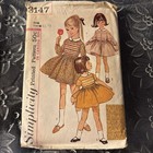 Eight Vintage 1960   s Simplicity Sewing Patterns For  Child girl 6 Uncut