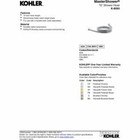 Kohler K-8593-bl Mastershower 72   Metal Hand Shower Hose  Matte Black