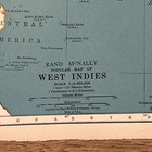 Antique Rand Mcnally 1937 Map Of The West Indies 14   x11   