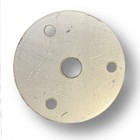 2-7 8  Round Stainless Steel Disc  3 16  Thick