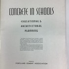 Concrete In Schools Portland Cement Association 1953 Booklet Design Construction
