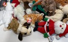 Ty Beanie Babies Plush Lot Mixed Animals Approximately 32 Pieces Vintage