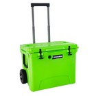 Usa Made 60qt Cooler With Wheels And Retractable Handle Frosted Frog
