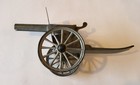 Unusual Vintage antique  Large 9  Toy Tinplate diecast Cannon Field Gun Wwi Gb