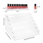 Btremary Clear Nail Polish Paint Organizer Holder Rack Shelf 6 Tier Acrylic