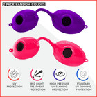 Uv Eye Protection Fda Compliant Tanning Goggles Eyeshields  2 Pairs In Random Co