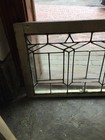 Sg 1316 Antique Leaded Glass Transom Window 21 And Three-quarter By 35 Inch