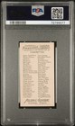 1888 N2 Allen   Ginter American Indian Chiefs  psa 6 Ex mt  Black Hawk