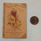 Antique Miniature 1894 Dainty Calendar Book Youth s Companion Advertising