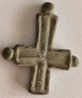 Ancient Byzantine Bronze Cross 700-1000 Ad