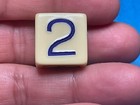          -beautiful                Celluloid Backgammon Cube         b-2