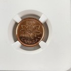 2012 Elizabeth Ii Canada 1c Cent Coin Ms 67 Ms67 Rd Red Ngc Graded