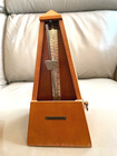 Seth Thomas Wood Metronome Wind Up Musical Timer