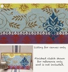 Colors Of Praise Hand Painted Needlepoint Canvas 13ct Organic Print 12x7 Colors 